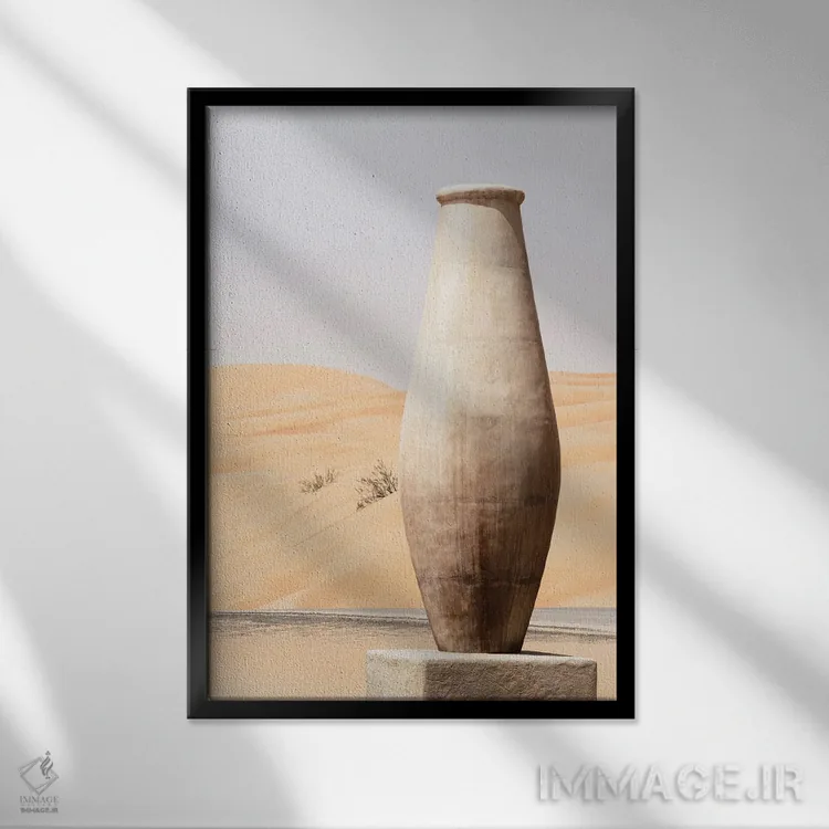 تابلو دکوراتیو خانه صحرایی اثر فیلیپ هوگونار - نمای قابدار مشکی