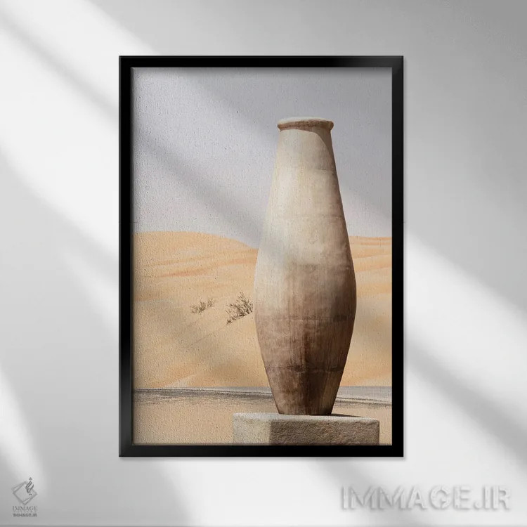 تابلو دکوراتیو خانه صحرایی اثر فیلیپ هوگونار - نمای قابدار مشکی