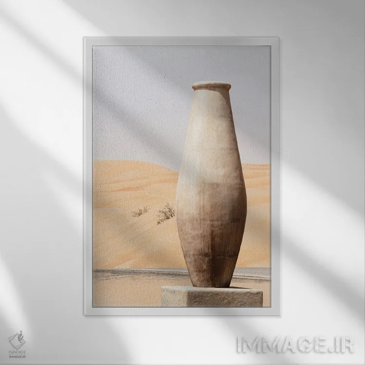 تابلو دکوراتیو خانه صحرایی اثر فیلیپ هوگونار - نمای قابدار سفید
