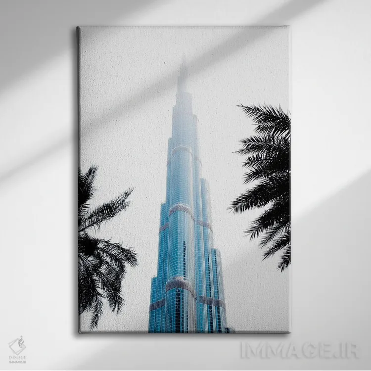 تابلو دکوراتیو دبی، امارات متحده عربی اثر فیلیپ هوگونار - نمای روبهرو روی دیوار