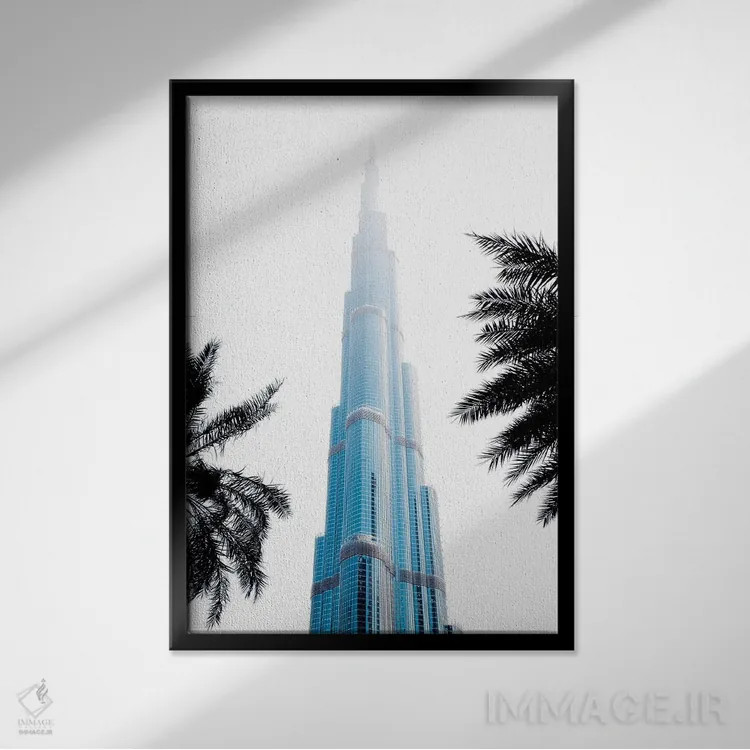 تابلو دکوراتیو دبی، امارات متحده عربی اثر فیلیپ هوگونار - نمای قابدار مشکی