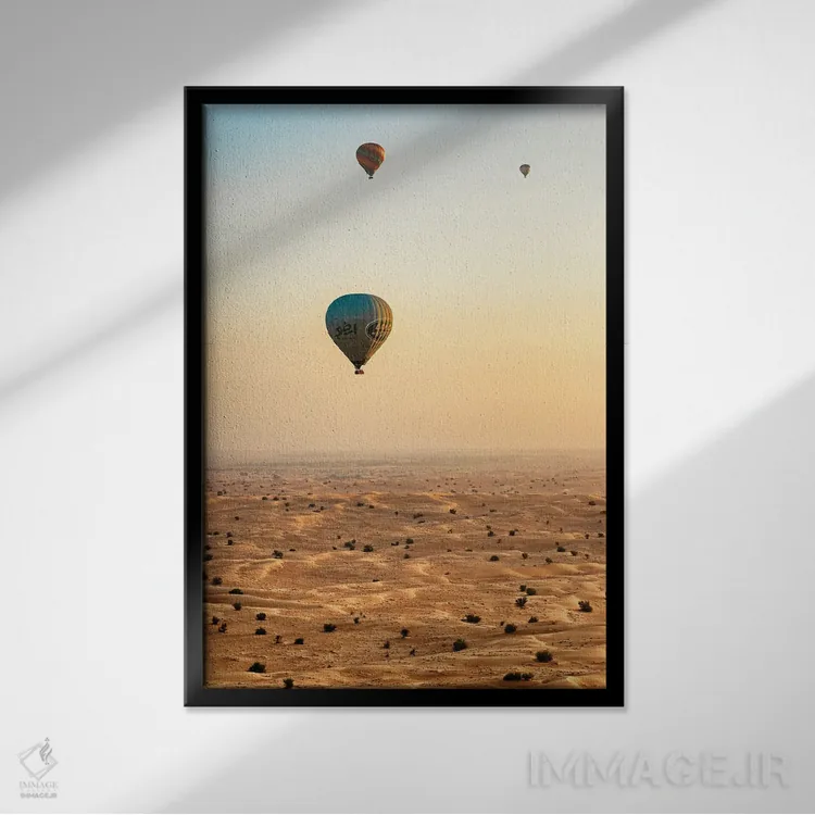 تابلو دکوراتیو دبی، امارات متحده عربی اثر فیلیپ هوگونار - نمای قابدار مشکی