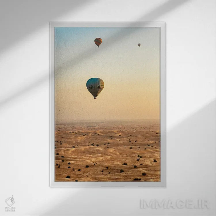 تابلو دکوراتیو دبی، امارات متحده عربی اثر فیلیپ هوگونار - نمای قابدار سفید