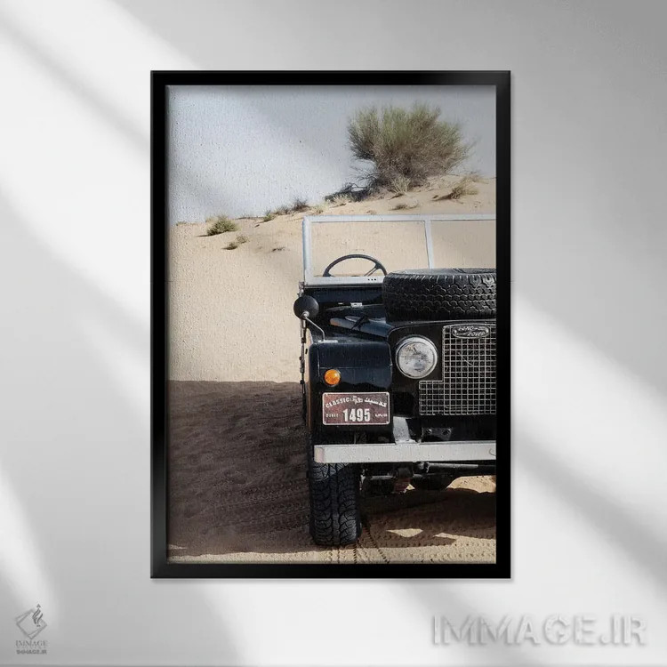 تابلو دکوراتیو دبی، امارات متحده عربی اثر فیلیپ هوگونار - نمای قابدار مشکی