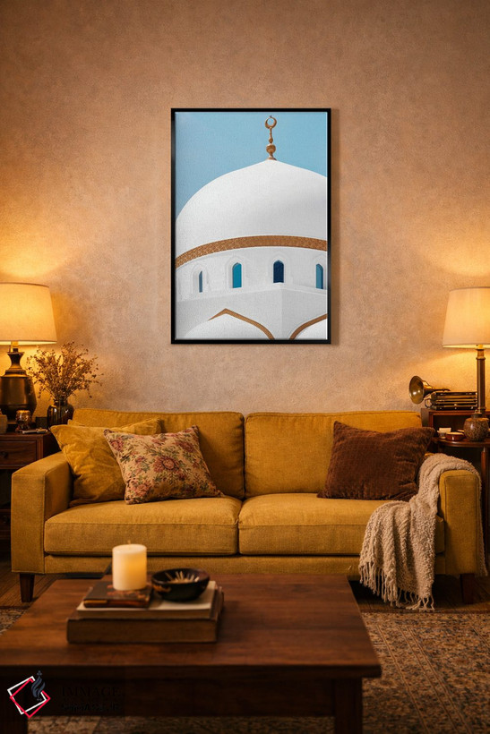 تابلو دکوراتیو مسجد سفید اثر فیلیپ هوگونار - D2B