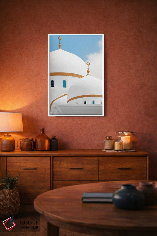 تابلو دکوراتیو "مسجد سفید" اثر فیلیپ هوگونار - D3W