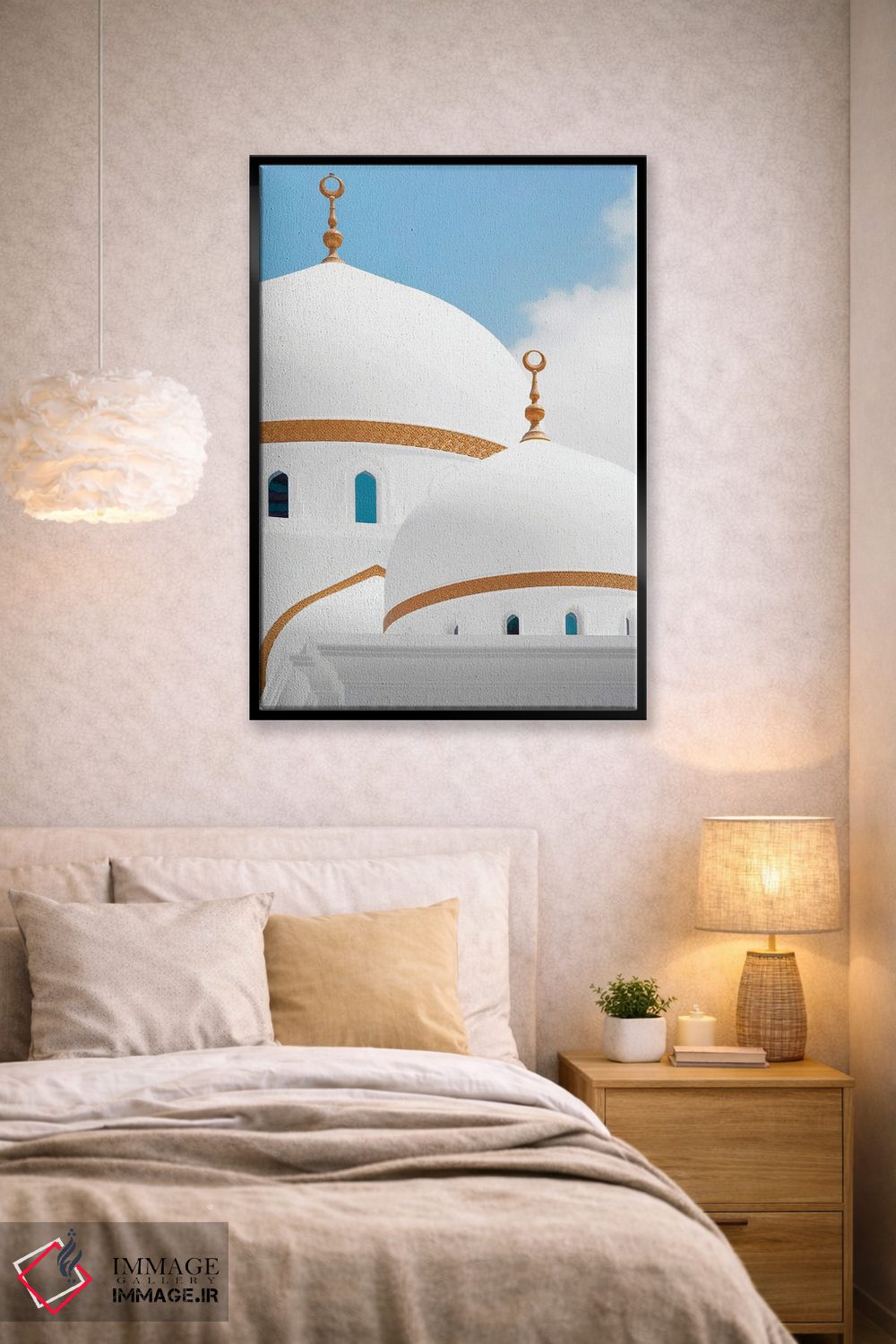 تابلو دکوراتیو "مسجد سفید" اثر فیلیپ هوگونار - D1B
