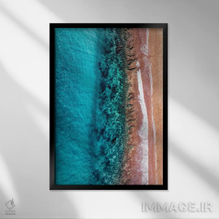 تابلو دکوراتیو "تابستان هوایی" اثر فیلیپ هوگونار - نمای قابدار مشکی