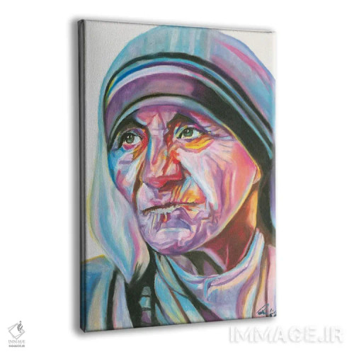تابلو دکوراتیو مادر ترزا اثر پترا هوته - نمای پرسپکتیو محصول