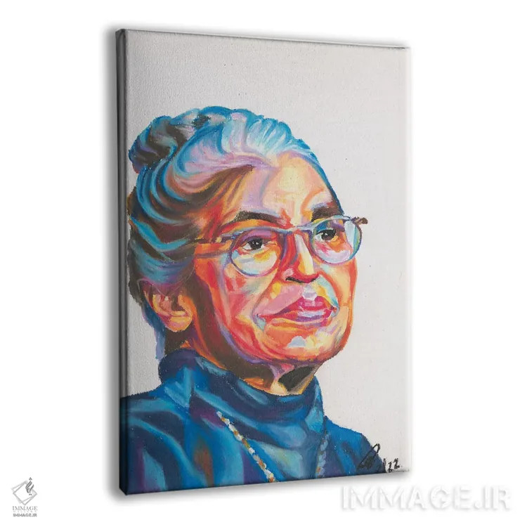 تابلو دکوراتیو روزا پارکز اثر پترا هوته - نمای پرسپکتیو محصول