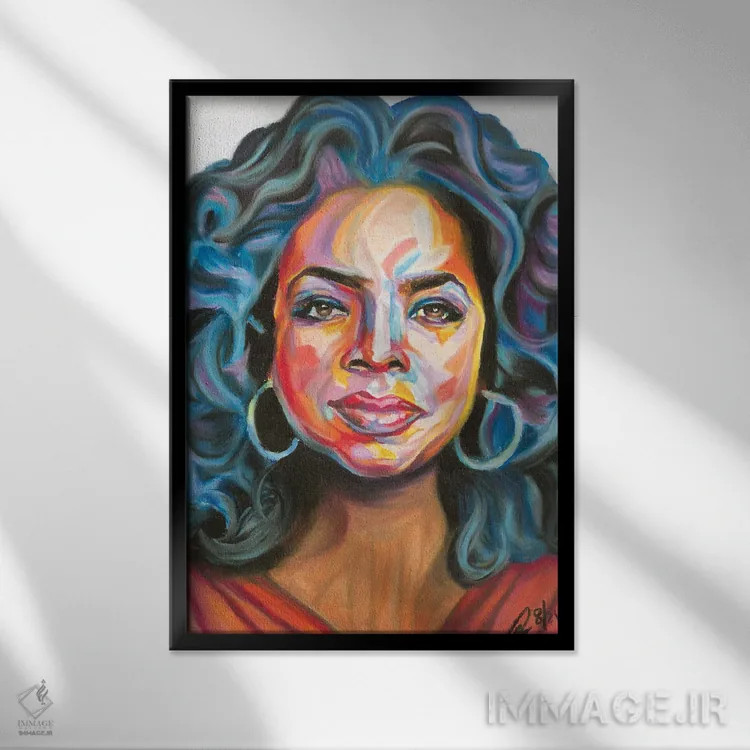 تابلو دکوراتیو اپرا اثر پترا هوته - نمای قابدار مشکی