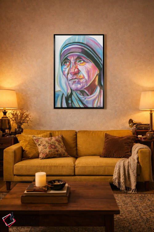 تابلو دکوراتیو مادر ترزا اثر پترا هوته - D2B