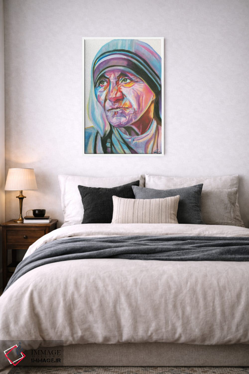 تابلو دکوراتیو مادر ترزا اثر پترا هوته - D5W