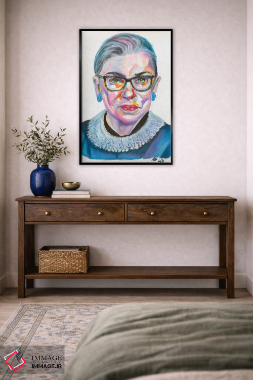 تابلو دکوراتیو روث بادر گینزبرگ اثر پترا هوته - D4B