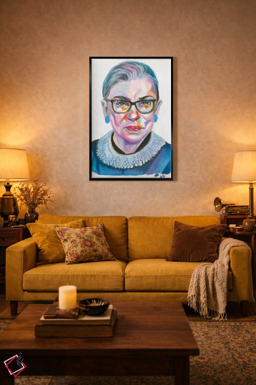 تابلو دکوراتیو روث بادر گینزبرگ اثر پترا هوته - D3B