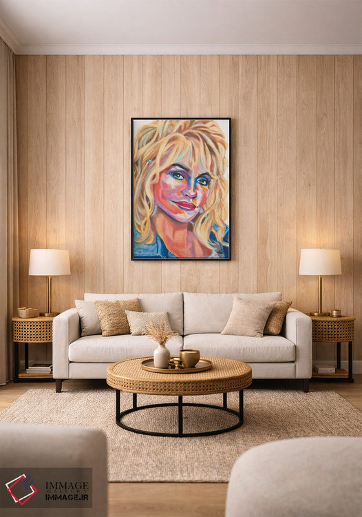 تابلو دکوراتیو دالی پارتن اثر پترا هوته - D2B