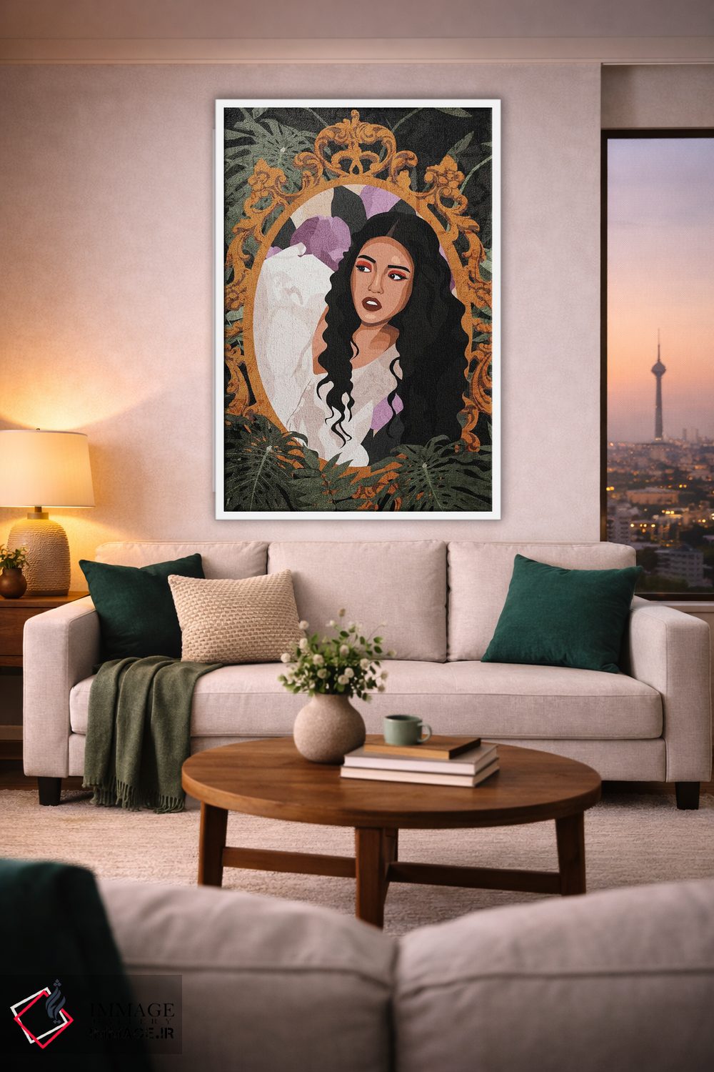 تابلو دکوراتیو سرزمین عجایب اثر فونگ بان - D1W