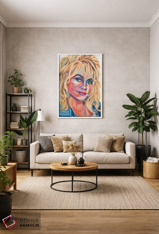 تابلو دکوراتیو دالی پارتن اثر پترا هوته - D1W