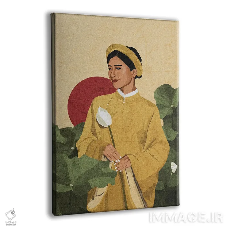 تابلو دکوراتیو جشن فرهنگ ها | ویتنام اثر فونگ بان - نمای پرسپکتیو محصول