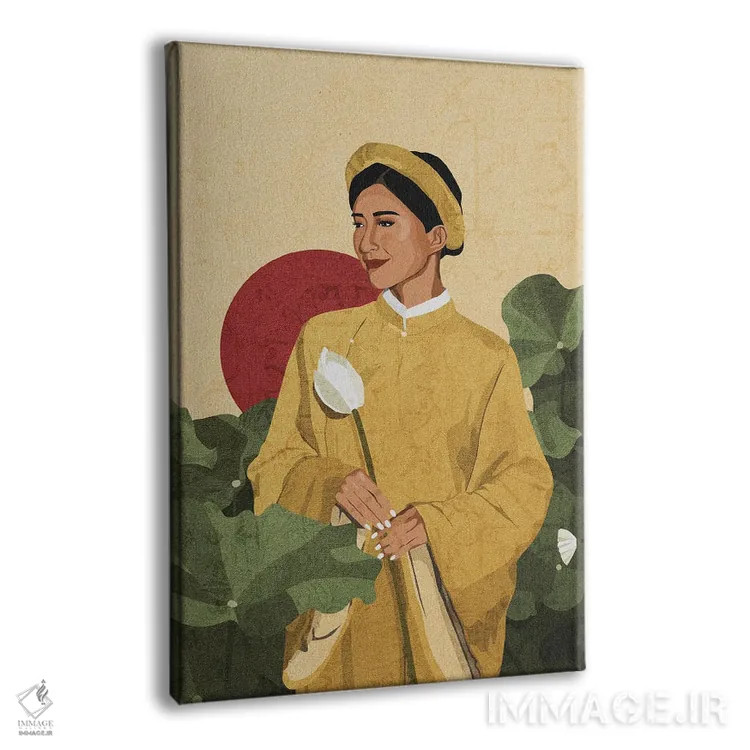 تابلو دکوراتیو جشن فرهنگ ها | ویتنام اثر فونگ بان - نمای پرسپکتیو محصول