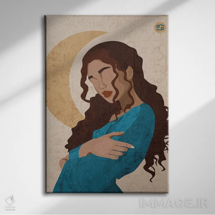 تابلو دکوراتیو برج سرطان اثر فونگ بان - نمای روبهرو روی دیوار