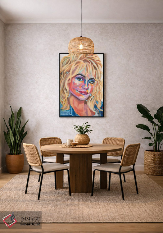 تابلو دکوراتیو دالی پارتن اثر پترا هوته - D5B