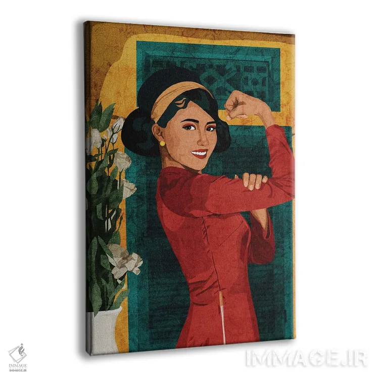 تابلو دکوراتیو ما می توانیم انجام دهیم اثر فونگ بان - نمای پرسپکتیو محصول