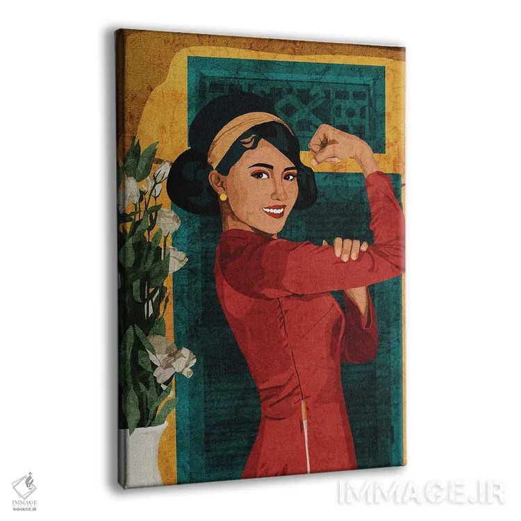 تابلو دکوراتیو ما می توانیم انجام دهیم اثر فونگ بان - نمای پرسپکتیو محصول