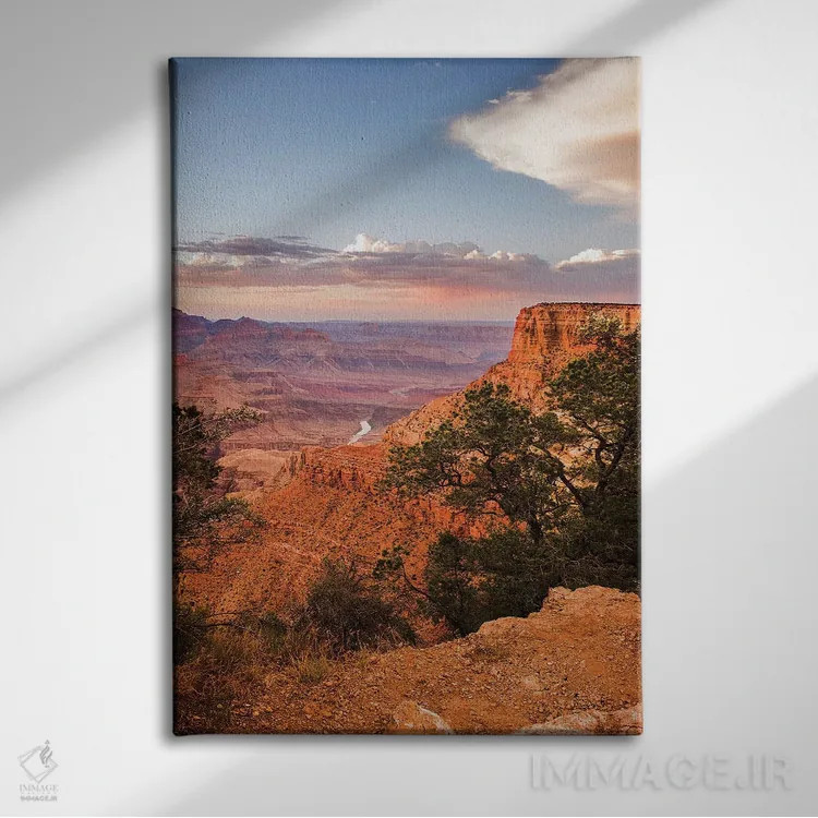 تابلو دکوراتیو Arizona, Grand Canyon National Park South Rim I" - "ایالات… اثر پیتر هاوکینز - نمای روبهرو روی دیوار