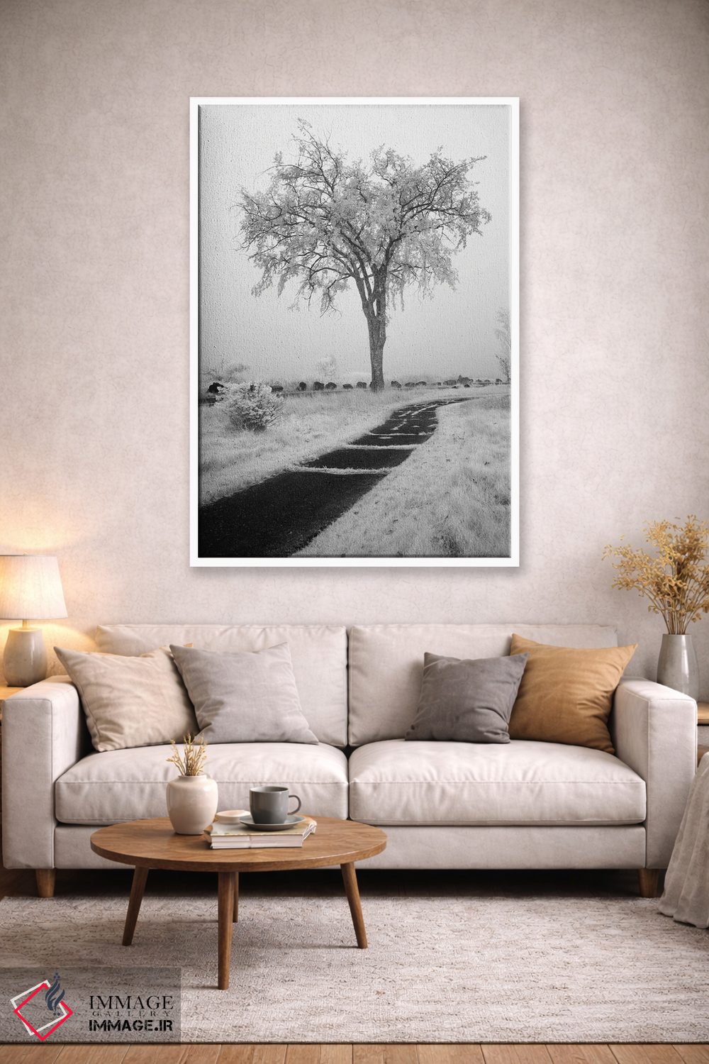 تابلو دکوراتیو Minnesota, Duluth, Park Point, Boardwalk Over Dunes" - "ای… اثر پیتر هاوکینز - D1W