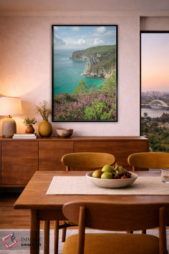 تابلو دکوراتیو راه GR 34 در کرزون، بریتانی اثر فیلیپ منگوئن - D6B