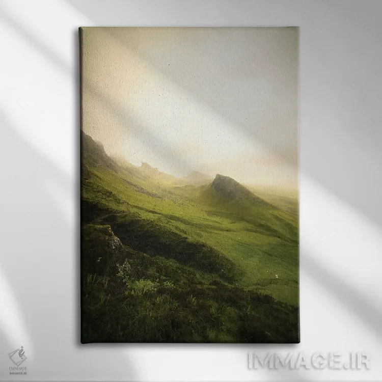 تابلو دکوراتیو Vertical View,کویرینگ در جزیره اسکای، نمای عمودی اثر فیلیپ منگوئن - نمای روبهرو روی دیوار