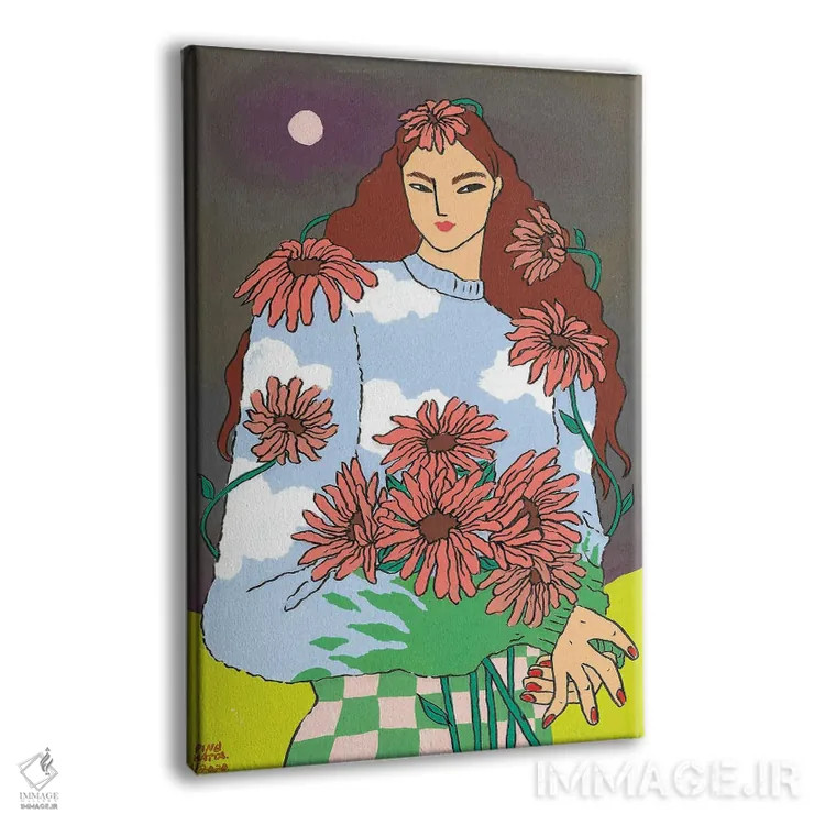 تابلو دکوراتیو جادوی خودت را پرورش بده اثر پینگ هاتا - نمای پرسپکتیو محصول