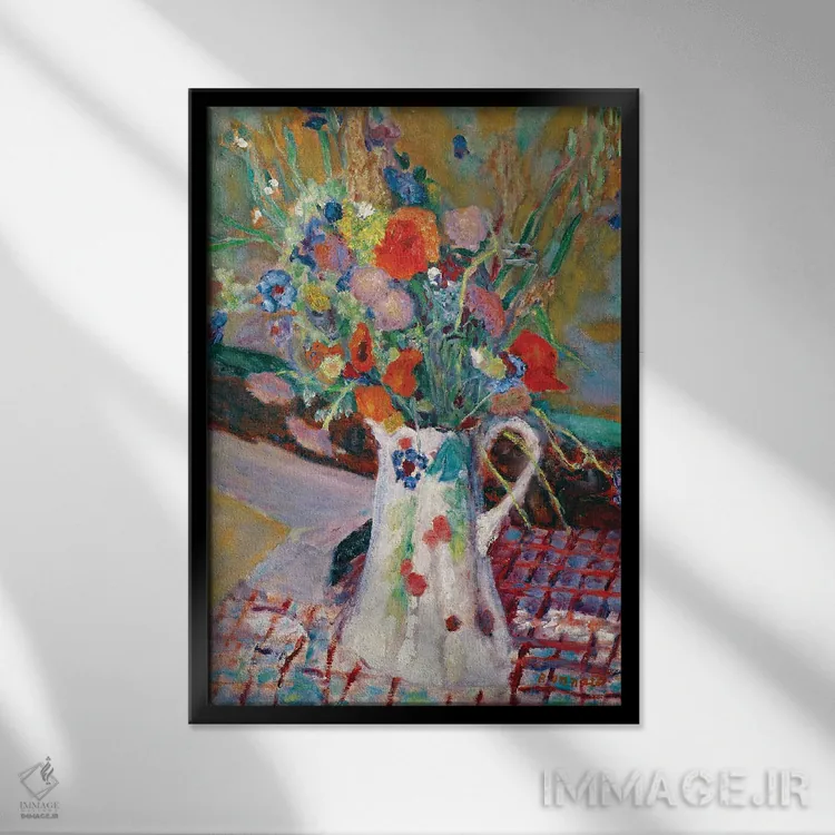 تابلو کلاسیک دسته گل گل های وحشی، 1922 اثر پیر بونار - نمای قابدار مشکی