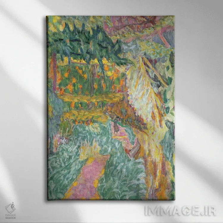 تابلو کلاسیک باغ در کانه اثر پیر بونار - نمای روبهرو روی دیوار