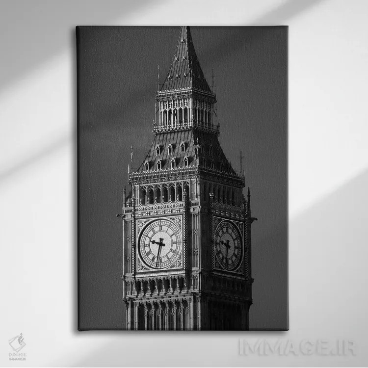 تابلو دکوراتیو Big Ben, Houses Of Parliament, City Of Westminster, Lon… اثر پانورامیک ایمجز - نمای روبهرو روی دیوار