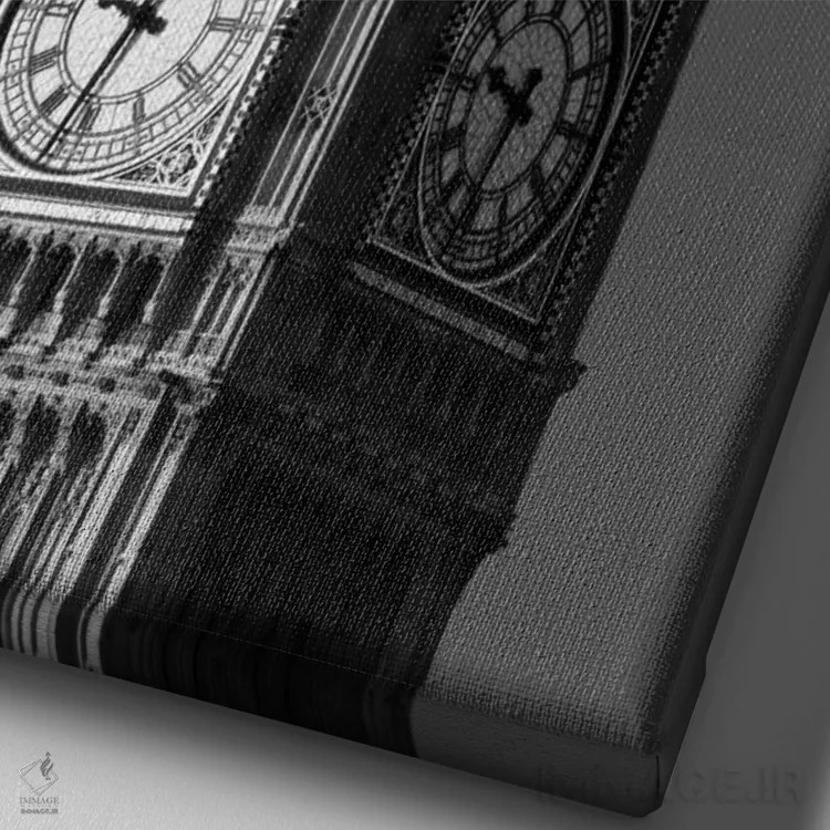 تابلو دکوراتیو Big Ben, Houses Of Parliament, City Of Westminster, Lon… اثر پانورامیک ایمجز - نمای نزدیک بافت بوم
