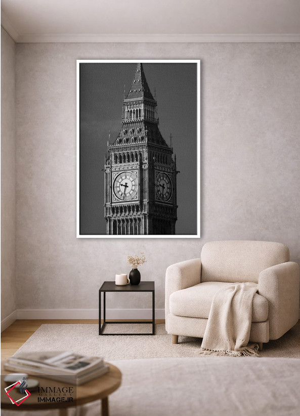 تابلو دکوراتیو Big Ben, Houses Of Parliament, City Of Westminster, Lon… اثر پانورامیک ایمجز - D1W