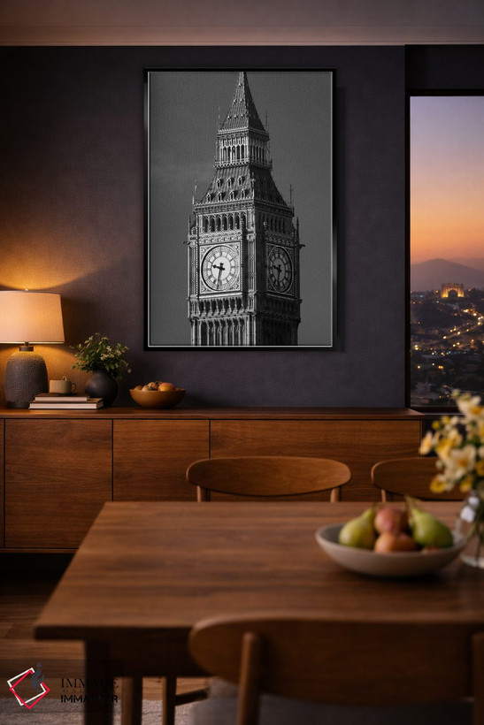 تابلو دکوراتیو Big Ben, Houses Of Parliament, City Of Westminster, Lon… اثر پانورامیک ایمجز - D2B
