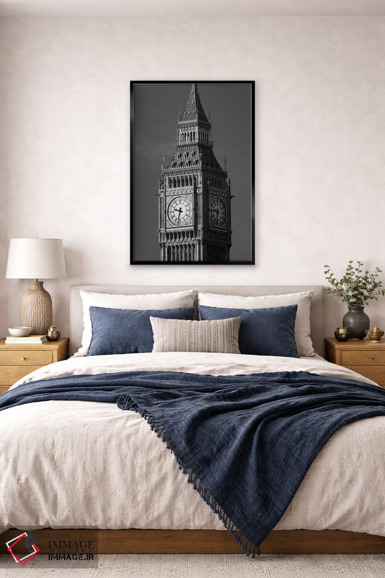 تابلو دکوراتیو Big Ben, Houses Of Parliament, City Of Westminster, Lon… اثر پانورامیک ایمجز - D6B