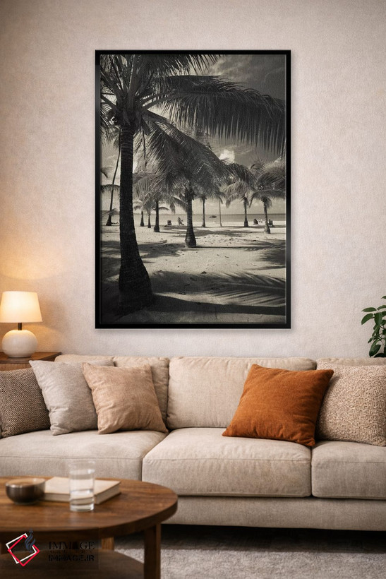 تابلو دکوراتیو Playa Luquillo Beach, Luquillo, Puerto Rico" - "درختان… اثر پانورامیک ایمجز - D1B