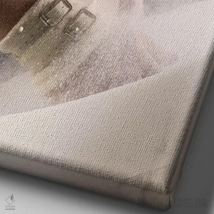 تابلو دکوراتیو ژیمناست مرد در حال گذاشتن گچ روی دست های خود، جزیره بین… اثر پانورامیک ایمجز - نمای نزدیک بافت بوم