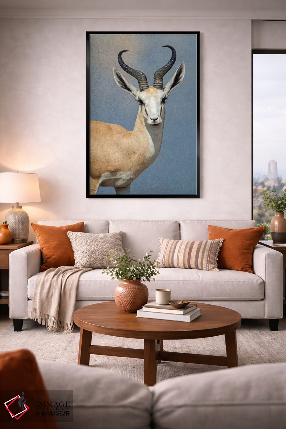 تابلو دکوراتیو Etosha National Park, Namibia" - "اسپرینگبوک I، پارک مل… اثر پانورامیک ایمجز - D2B