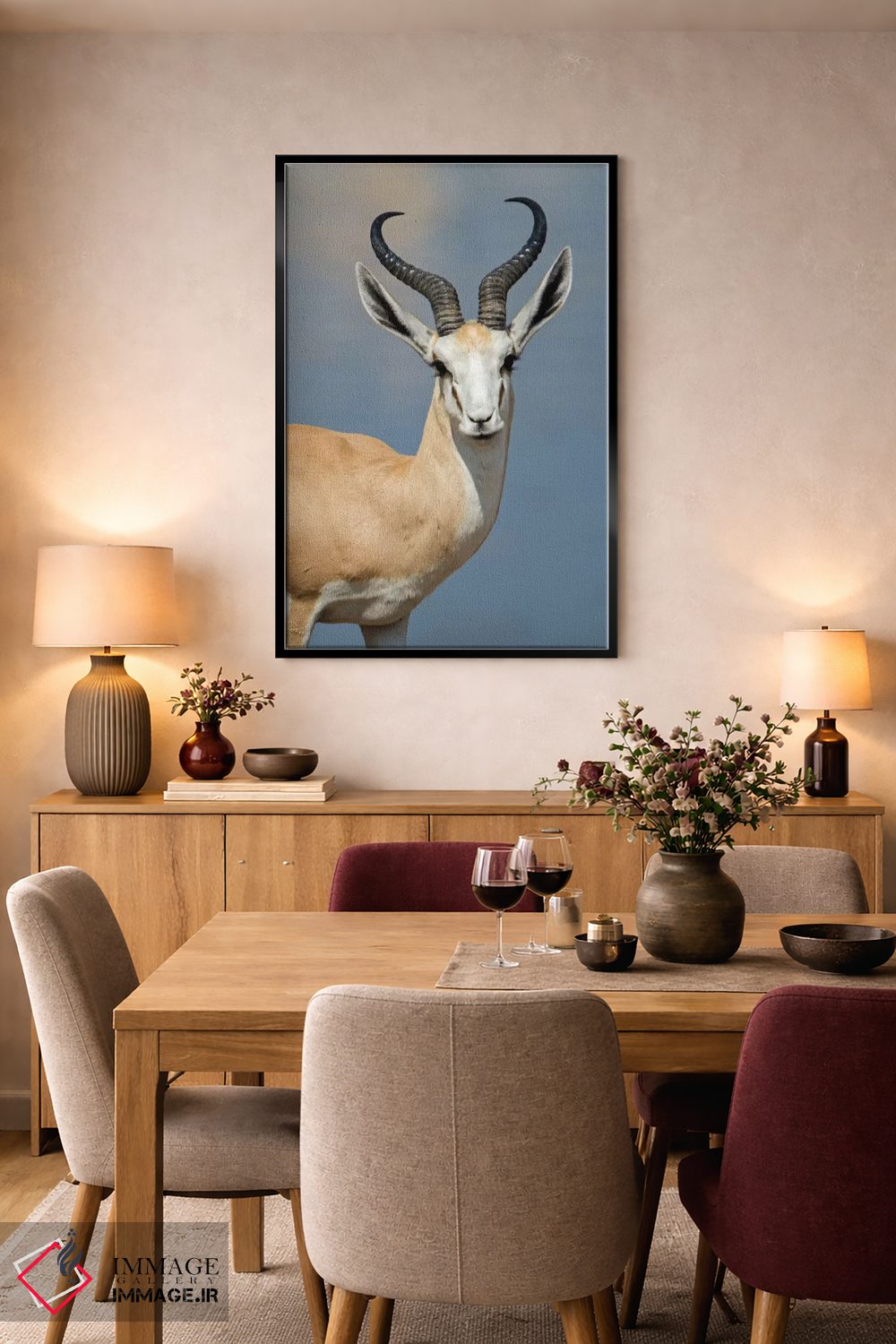 تابلو دکوراتیو Etosha National Park, Namibia" - "اسپرینگبوک I، پارک مل… اثر پانورامیک ایمجز - D4B