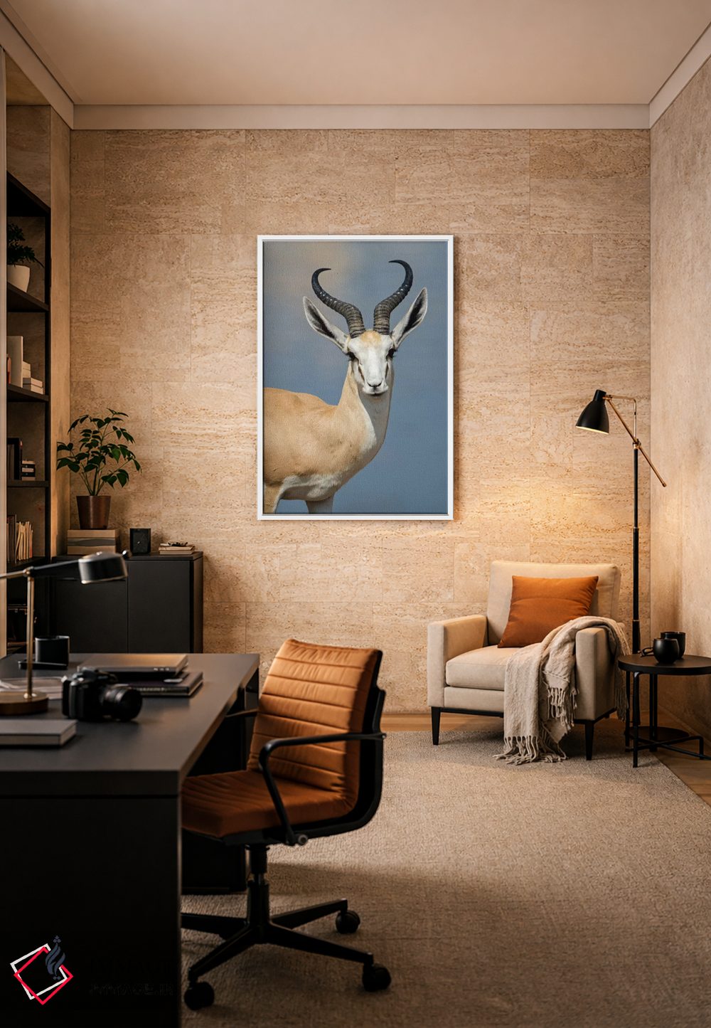 تابلو دکوراتیو Etosha National Park, Namibia" - "اسپرینگبوک I، پارک مل… اثر پانورامیک ایمجز - D6W