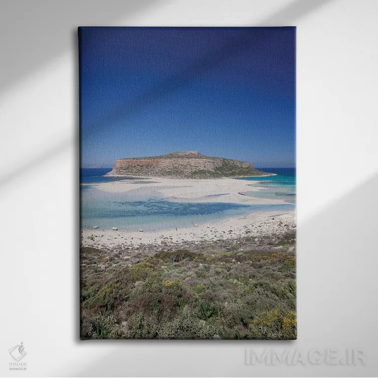 تابلو دکوراتیو Balos Lagoon, Kissamos, Chania, Crete, Greece" - "کوه پ… اثر پانورامیک ایمجز - نمای روبهرو روی دیوار