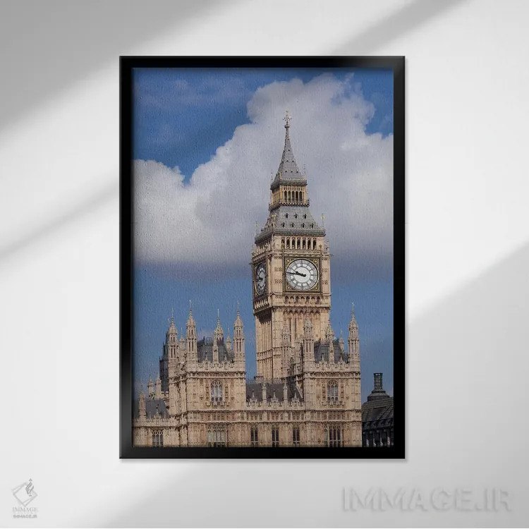 تابلو دکوراتیو Palace of Westminster, City Of Westminster, London, Eng… اثر پانورامیک ایمجز - نمای قابدار مشکی