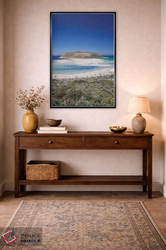 تابلو دکوراتیو Balos Lagoon, Kissamos, Chania, Crete, Greece" - "کوه پ… اثر پانورامیک ایمجز - D4B