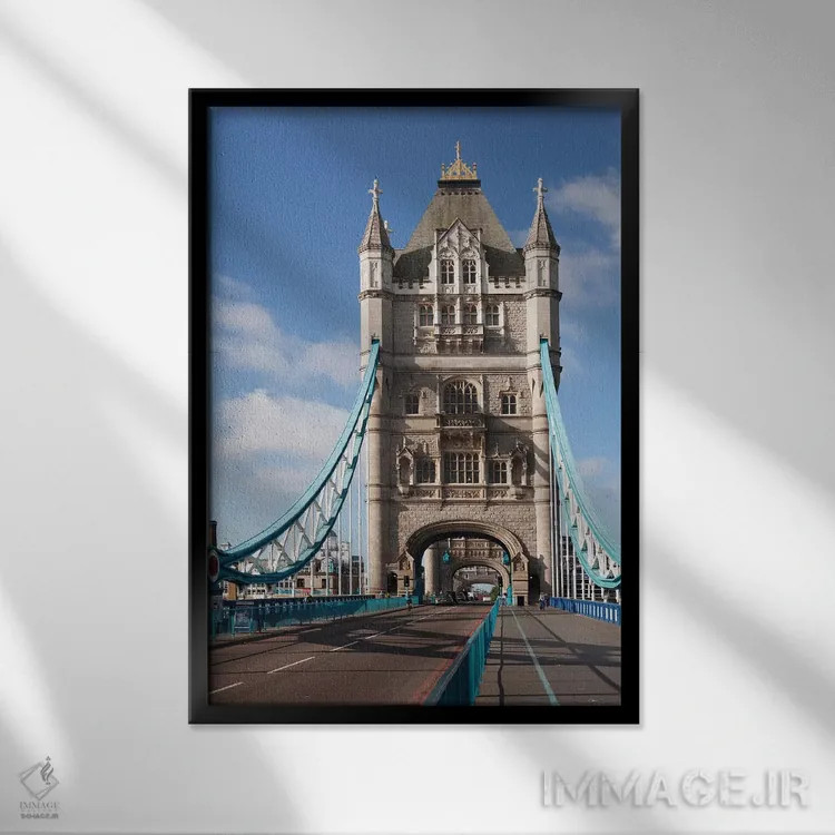 تابلو دکوراتیو London, England, United Kingdom" - "پل برج II، لندن، ان… اثر پانورامیک ایمجز - نمای قابدار مشکی