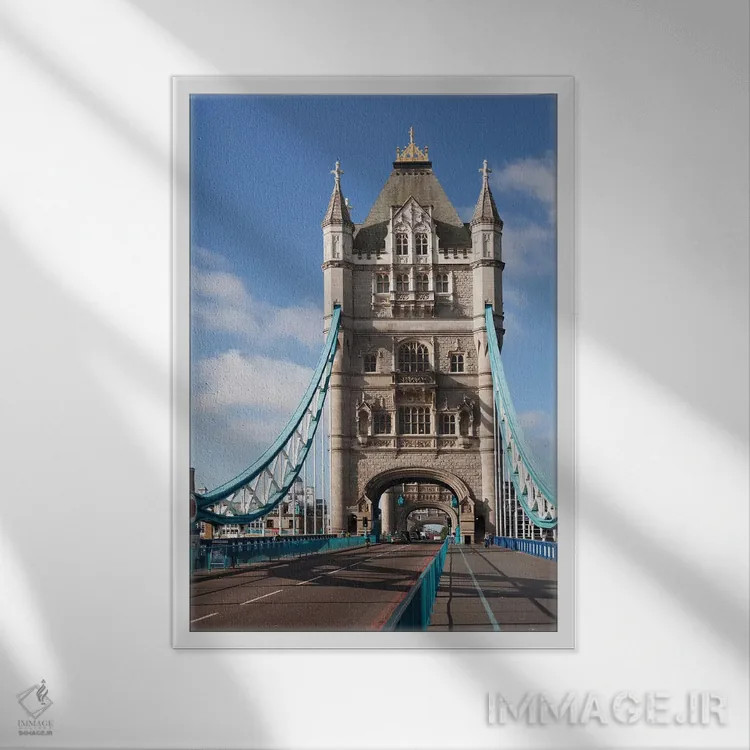 تابلو دکوراتیو London, England, United Kingdom" - "پل برج II، لندن، ان… اثر پانورامیک ایمجز - نمای قابدار سفید